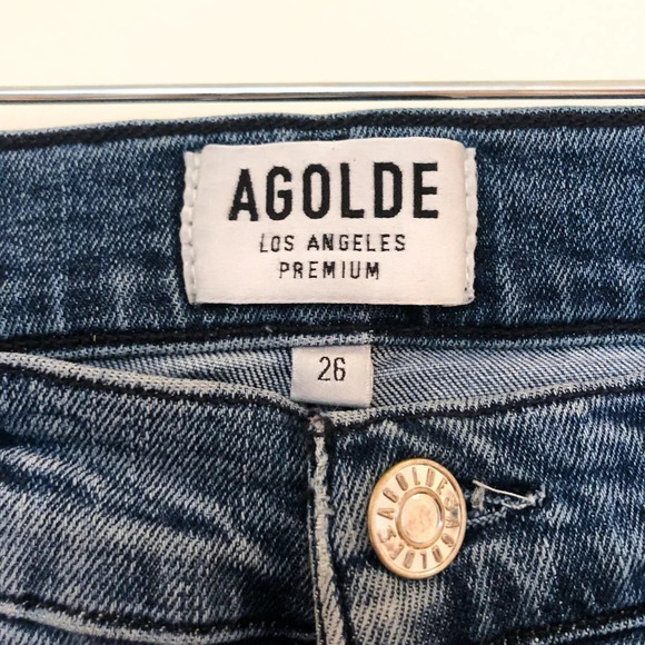 AGOLDE Sophie Crop Distressed Skinny Jean in Spell - Picture 9 of 11